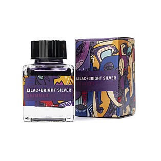 Leonardo Lilac Bright Silver Shimmer Ink - Ink Bottle
