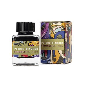 Leonardo Petrol Diamond Shimmer Ink - Ink Bottle