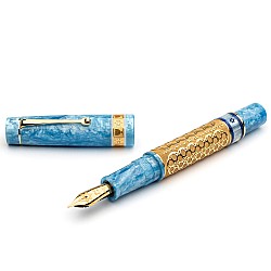 Leonardo Israel 75 Years Version Celebration Solid 18kt Gold Fountain pen