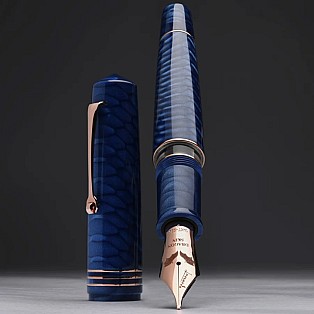 Leonardo Momento Zero Grande 2.0 Juma Dragon Skin Blue RGT Fountain pen