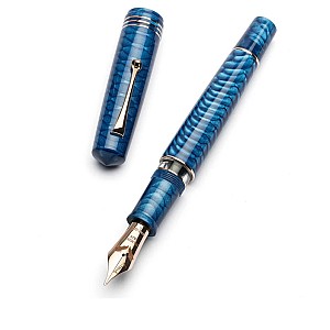 Leonardo Momento Zero Grande 2.0 Juma Dragon Skin Blue RGT Caneta de Tinta Permanente