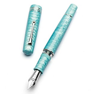 Leonardo Momento Zero Grande 2.0 Juma Dragon Skin Teal ST Fountain pen