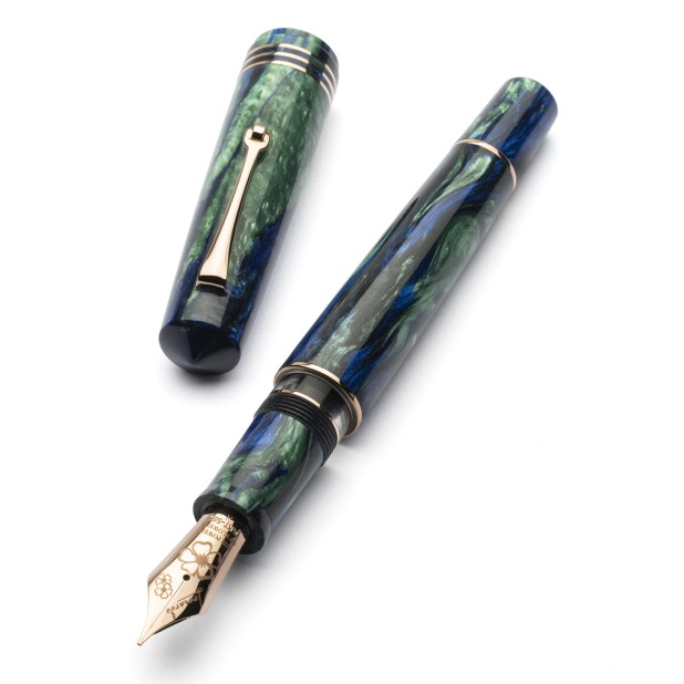 Leonardo Momento Zero Grande 2.0 The Power of Flower Fiordaliso Blue RGT Fountain pen