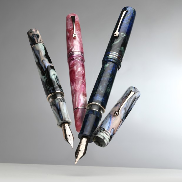 Leonardo Momento Zero Grande 2.0 The Power of Flower Fiordaliso Blue RGT Fountain pen