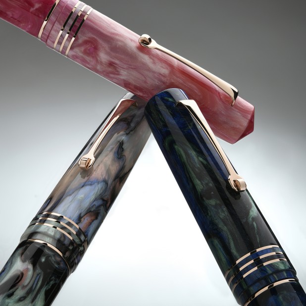 Leonardo Momento Zero Grande 2.0 The Power of Flower Fiordaliso Blue RGT Fountain pen