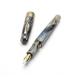 Leonardo Momento Zero Grande 2.0 The Power of Flower Orchidea Blue GT Fountain pen