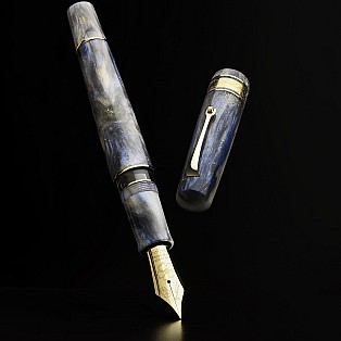 Leonardo Momento Zero Grande 2.0 The Power of Flower Orchidea Blue GT Fountain pen