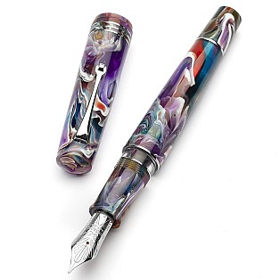 Leonardo Momento Zero Grande 2.0 2.0 Primary Manipulation 1 Vesuvius By Jonathon Brooks ST Fountain pen