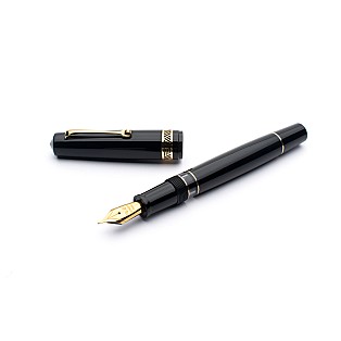 Leonardo Momento Magico Glossy Black Anima Nera GT Plumo Estilográfica