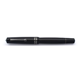 Leonardo Momento Magico Glossy Black Anima Nera RT Plumo Estilográfica