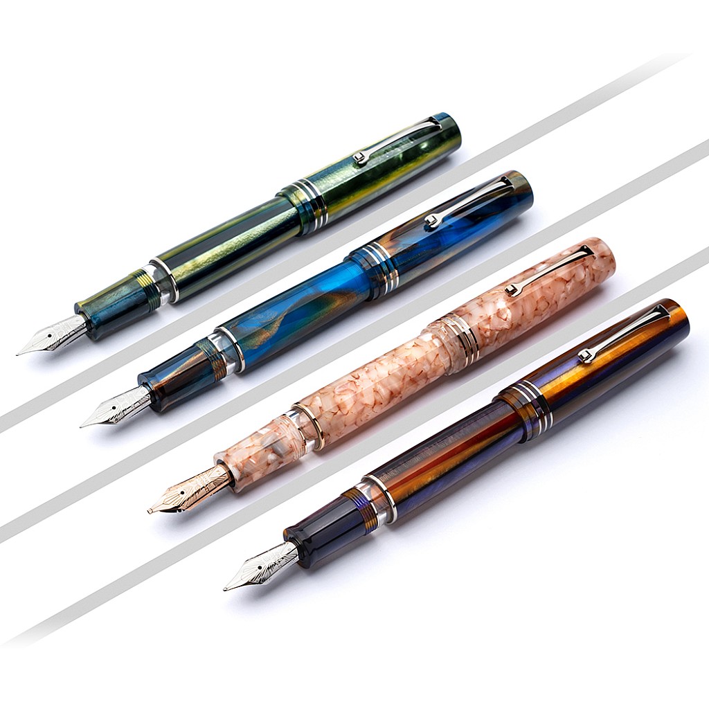 Leonardo Momento Zero Grande 2.0 Sea Anemone ST Fountain pen - Vulpen ...