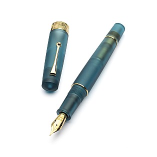 Leonardo Momento Zero Grande Pura Frosted Petrol GT Fountain pen