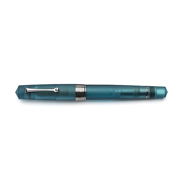 Leonardo Momento Zero Grande Pura Frosted Petrol ST Fountain pen