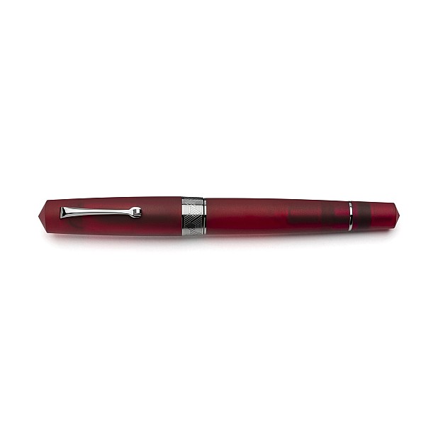 Leonardo Momento Zero Grande Pura Frosted Red RT Fountain pen