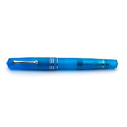 Leonardo Momento Zero Grande Pura Demonstrator Blue Acqua ST Fountain pen