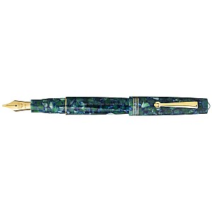 Leonardo Momento Zero Iride Green Blue GT Fountain pen