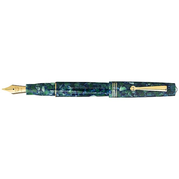 Leonardo Momento Zero Iride Green Blue GT Fountain pen