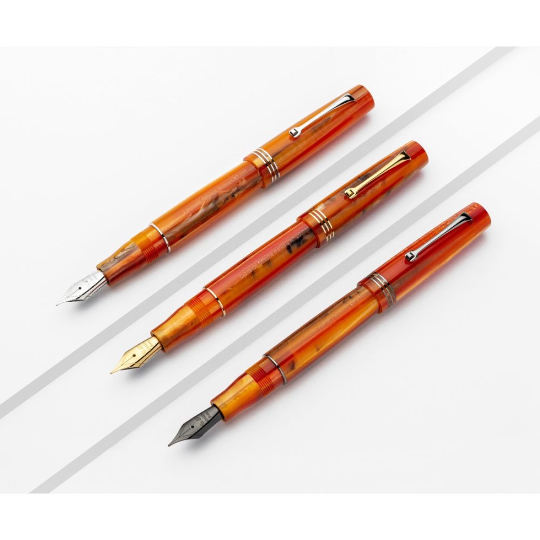 Pencil case Nappa LEDER two-tone DIAGONAL