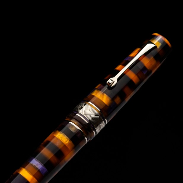 Leonardo Momento Zero Grande Mosaico Anemone ST Fountain pen