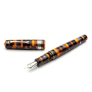 Leonardo Momento Zero Grande Mosaico Anemone ST Fountain pen
