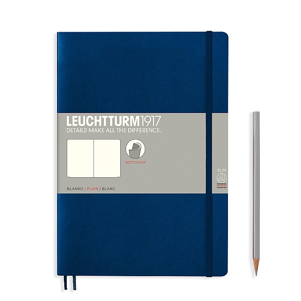 Leuchtturm1917 Softcover Notebook Composition B5 Navy