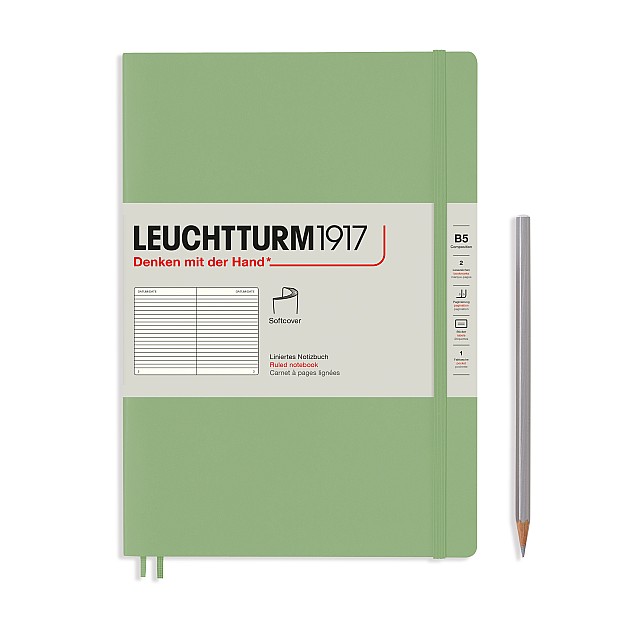 Leuchtturm1917 Softcover Notebook Composition B5 Sage