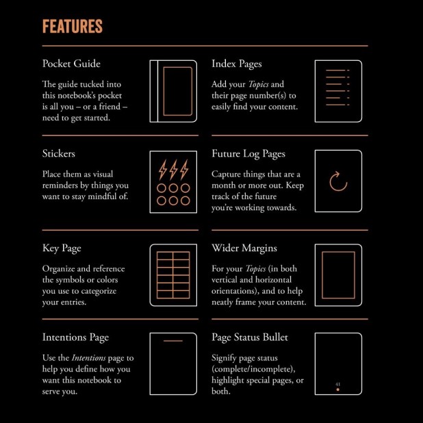 Leuchtturm1917 Bullet Journal Edition 2 Zwart Notitieboek Medium A5