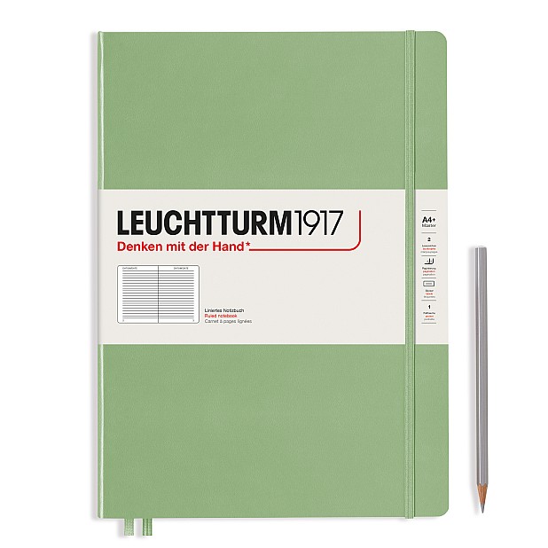 Leuchtturm1917 Notebook Master Slim A4+ Sage