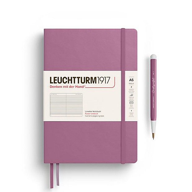 Leuchtturm1917 Notebook Medium A5 Dusty Rose