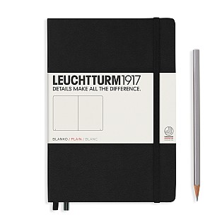 Leuchtturm1917 Notebook Medium A5 Black Leuchtturm1917 Notebook Medium A5 Black