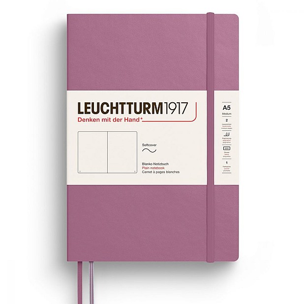 Leuchtturm1917 Softcover Notebook Medium A5 Dusty Rose