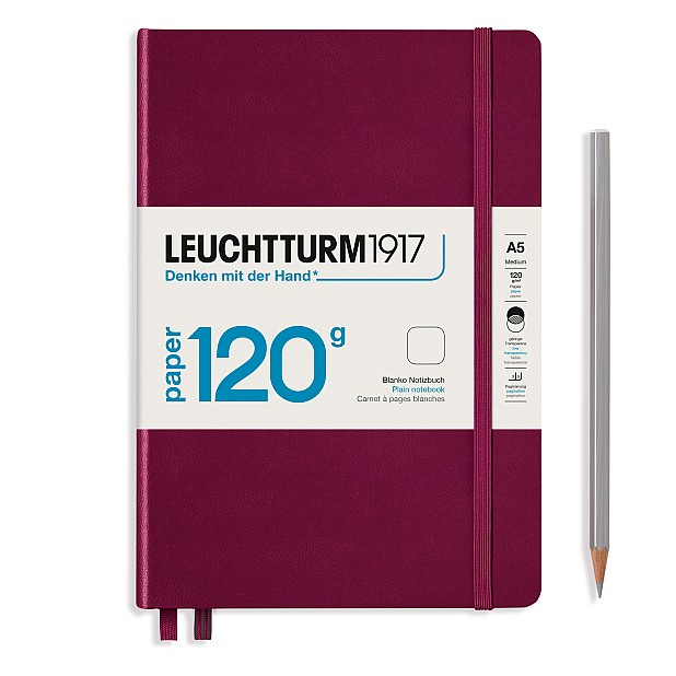Leuchtturm1917 120G Edition Notebook Medium A5 Port Red