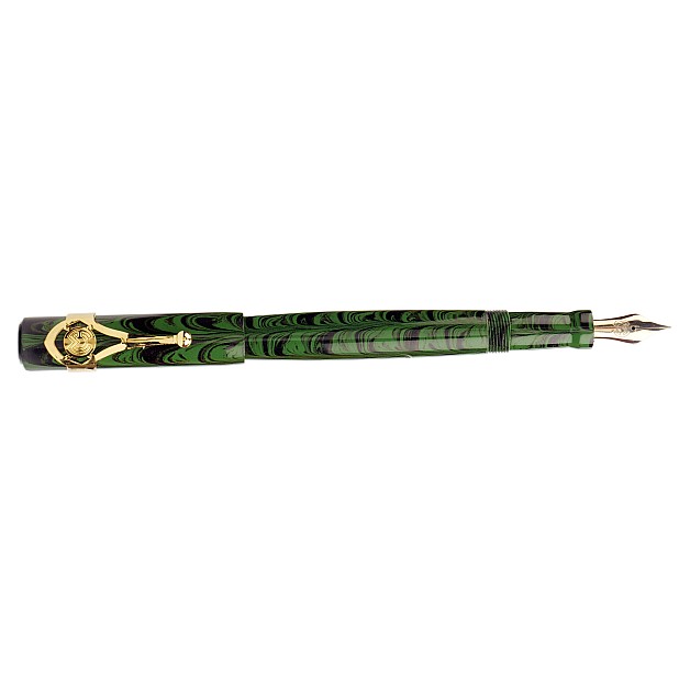 Magna Carta Mag 500 Green Ripple Ebonite GT Vulpen