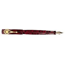 Magna Carta Mag 500 Red Ripple Ebonite GT Fountain Pen