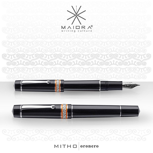 Maiora Mitho Oronero (Black Gold) Fountain pen