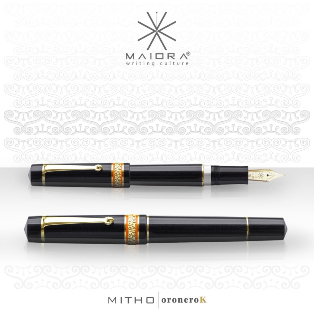 Maiora Mitho K Oronero (Black Gold) Fountain pen