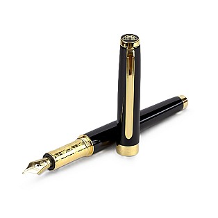 Maybach The Peak II Lustrous Midnight Black GT Fountain Pen