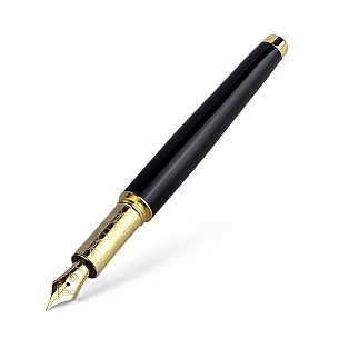Maybach The Peak II Lustrous Midnight Black GT Fountain Pen