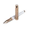 Maybach The Peak II Sterling Silver White Lacquer & Rose Gold Tintenroller