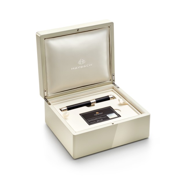 Maybach The Peak I Volcanic Black PT Fountain Pen