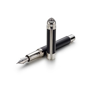 Maybach The Peak I Volcanic Black PT Fountain Pen