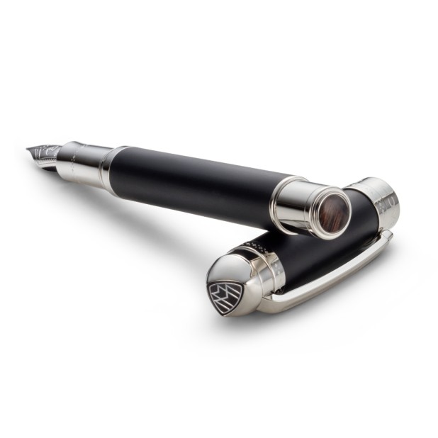 Maybach The Peak I Volcanic Black PT Fountain Pen