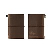 Traveler's Company 20th Anniversary Card Size Brown Notebook Set