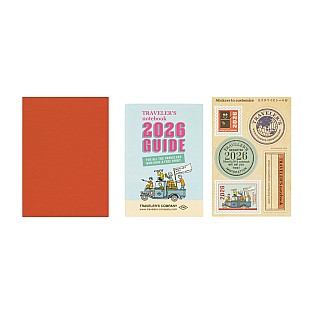 Traveler's Company Refill Passport 2026 Diary Monthly Notebook