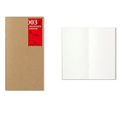 Traveler's Company Refill Regular 003 Blank Notebook