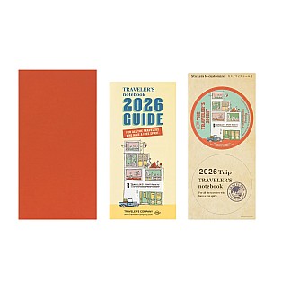 Traveler's Company Refill Regular 2026 Diary Monthly Notebook