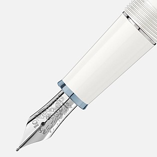 Montblanc Meisterstück Glacier Classique White Fountain Pen