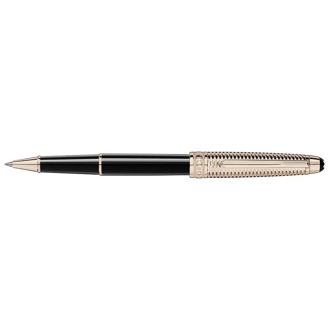 Montblanc Meisterstück Solitaire Doué Geometry Champagne Gold Classique Rollerball 118093