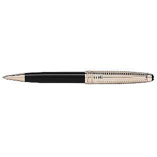 Montblanc Meisterstück Solitaire Doué Geometry Champagne Gold Classique Ballpoint