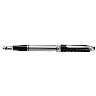 Montblanc Meisterstück Solitaire Carbon & Stainless Steel Chopin Vulpen